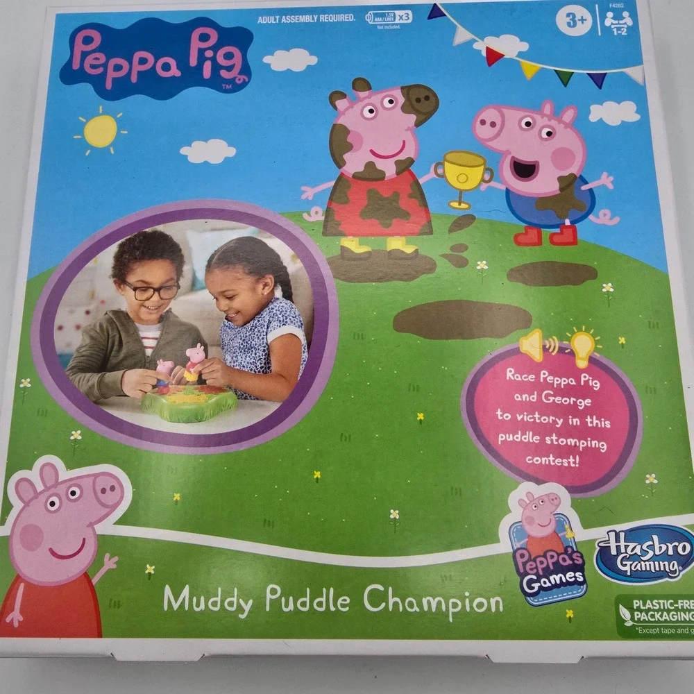 Peppa Pig Muddy Puddle Champion Electronic Game Hasbro Game Preschool Toy